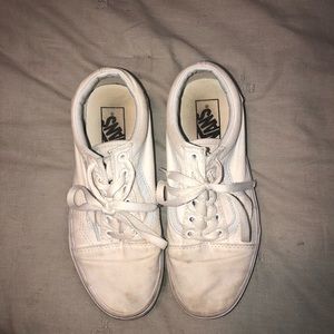 White old skool vans